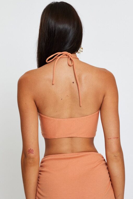 Brown Rib Bralette - Image 5