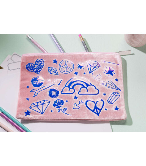 Translucent Blue Smart Iron On Heat Transfer Vinyl Roll - Image 3