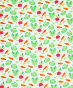 Green Easter Veggies Blender Anti Pill Plush Fleece Fabric