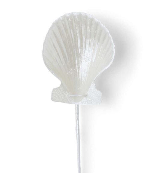 12" Christmas Pearl Seashell Pick STK39 - Image 2